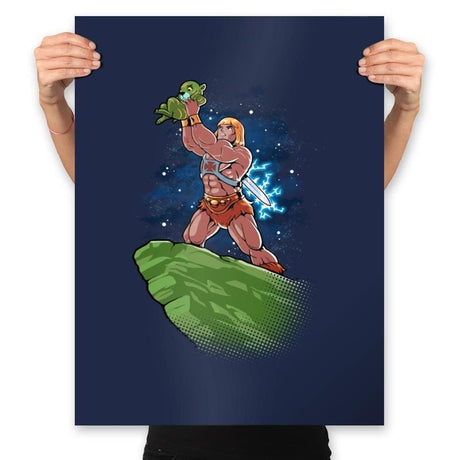 The Cringer King - Prints Posters RIPT Apparel 18x24 / Navy