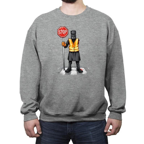 The Crossing Knight - Crew Neck Sweatshirt Crew Neck Sweatshirt RIPT Apparel