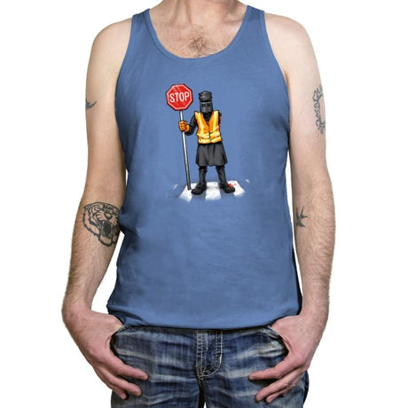 The Crossing Knight Exclusive - Tanktop Tanktop RIPT Apparel X-Small / Blue Triblend