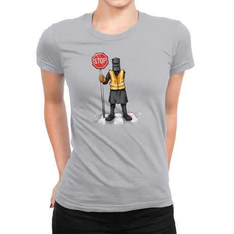 The Crossing Knight Exclusive - Womens Premium T-Shirts RIPT Apparel Small / Heather Grey