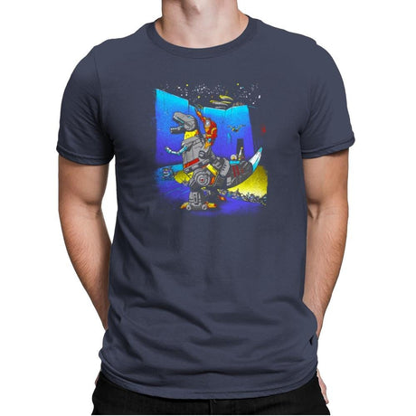 The Crossing of Quintessa Exclusive - Mens Premium T-Shirts RIPT Apparel Small / Indigo