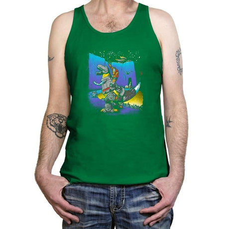 The Crossing of Quintessa Exclusive - Tanktop Tanktop RIPT Apparel X-Small / Kelly