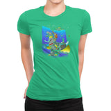 The Crossing of Quintessa Exclusive - Womens Premium T-Shirts RIPT Apparel Small / Kelly Green