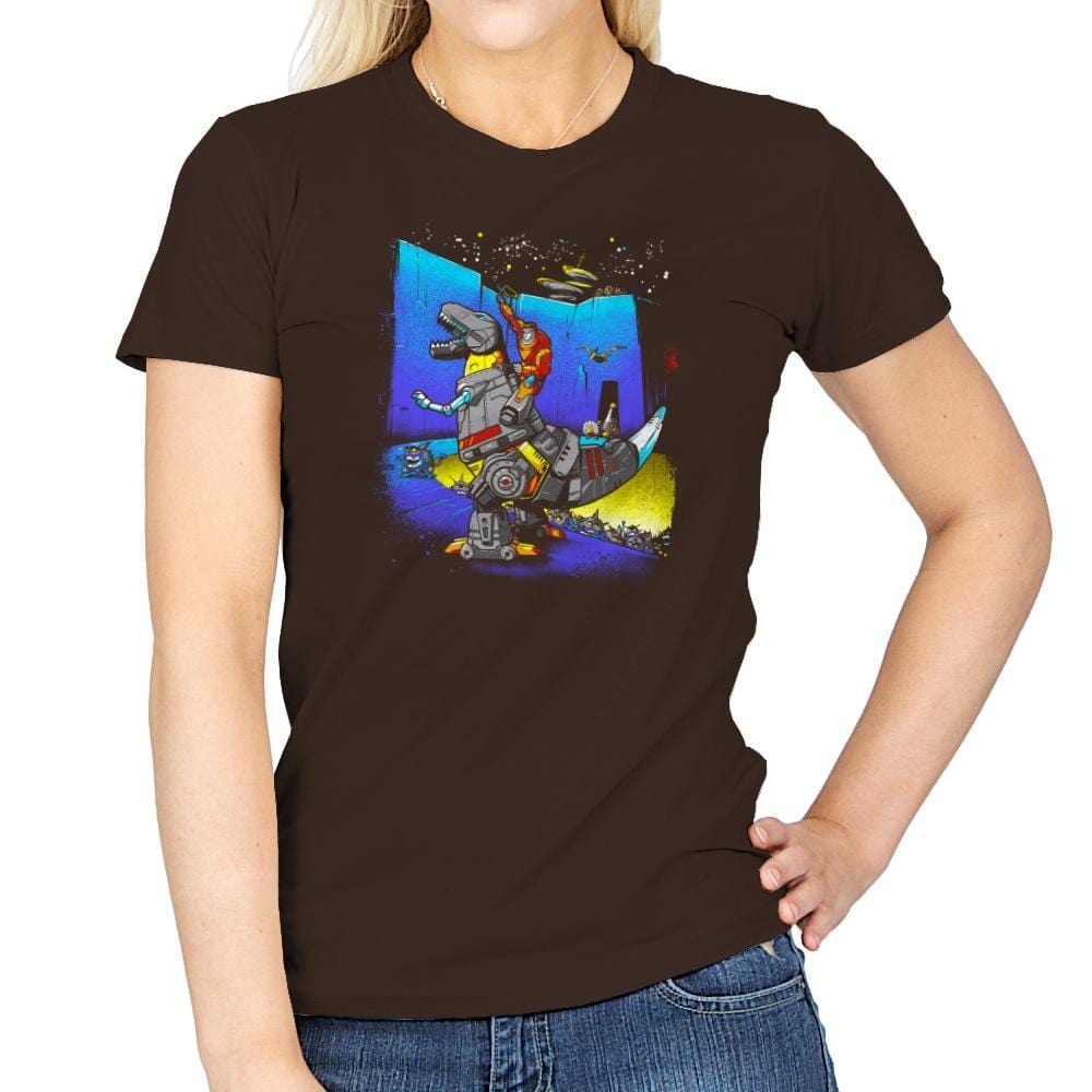 The Crossing of Quintessa Exclusive - Womens T-Shirts RIPT Apparel Small / Dark Chocolate