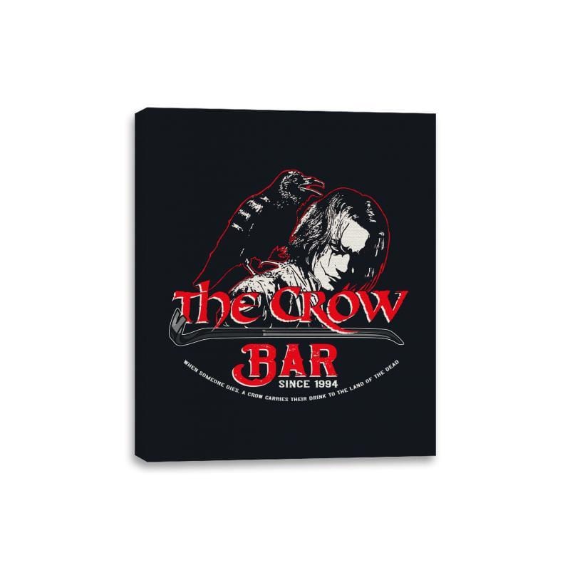The Crow Bar - Canvas Wraps Canvas Wraps RIPT Apparel 8x10 / Black