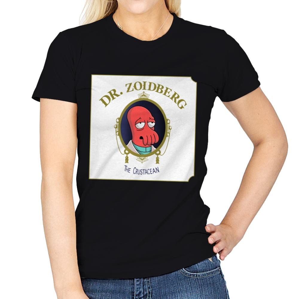 The Crustacean - Womens T-Shirts RIPT Apparel Small / Black