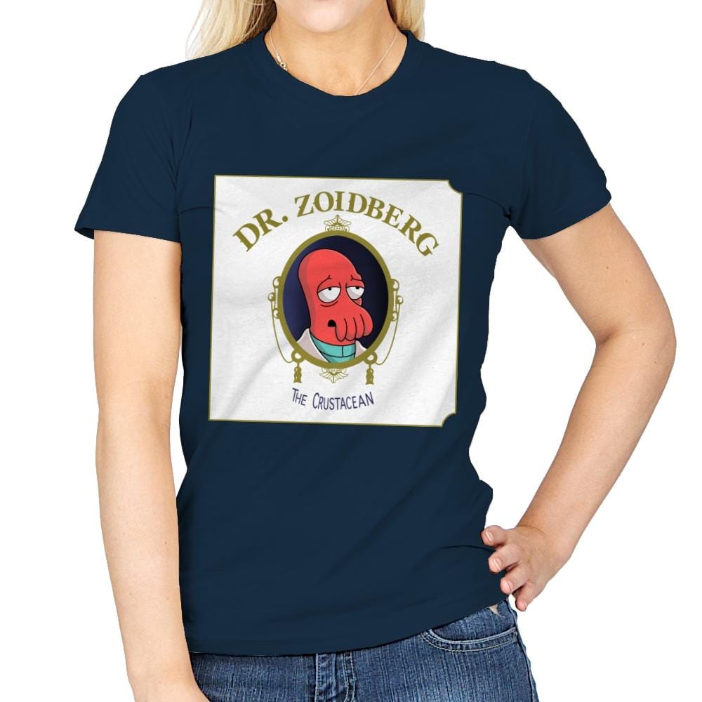 The Crustacean - Womens T-Shirts RIPT Apparel Small / Navy