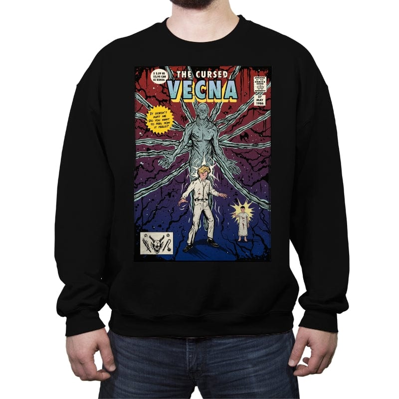 The Cursed Vecna - Crew Neck Sweatshirt Crew Neck Sweatshirt RIPT Apparel Small / Black