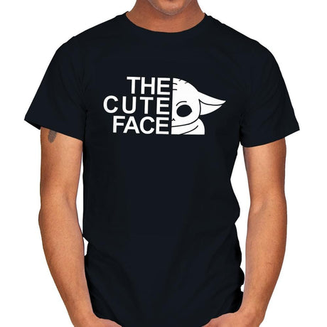 The Cute Face - Mens T-Shirts RIPT Apparel Small / Black
