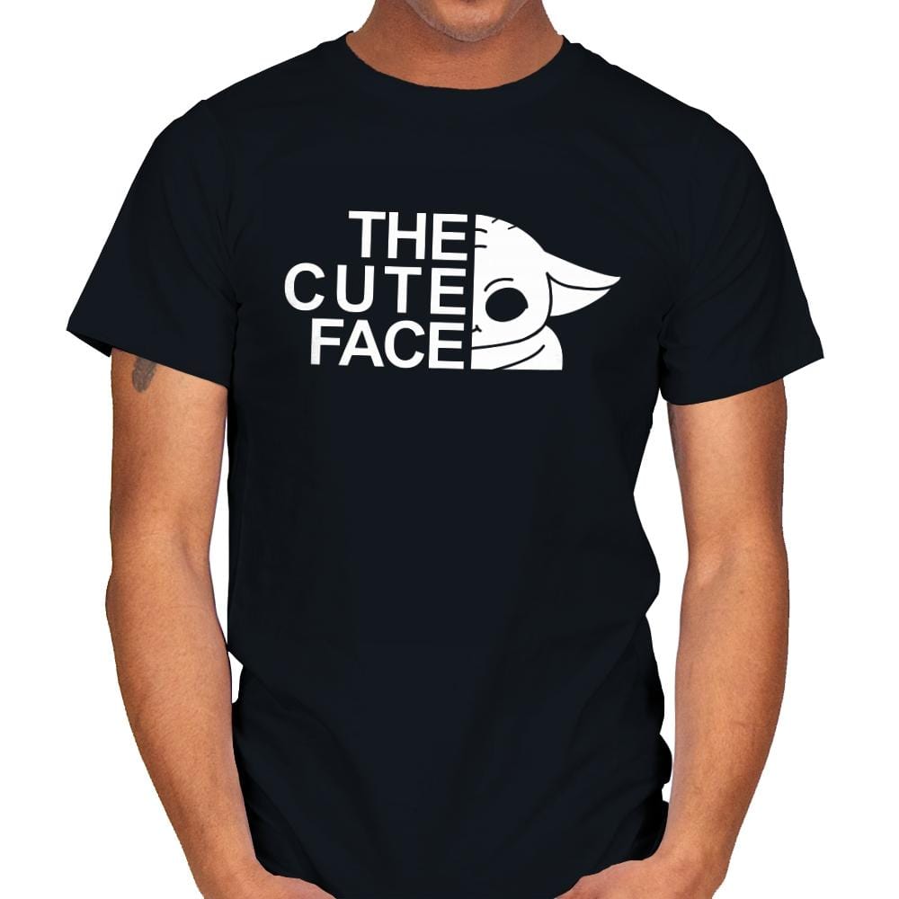 The Cute Face - Mens T-Shirts RIPT Apparel Small / Black
