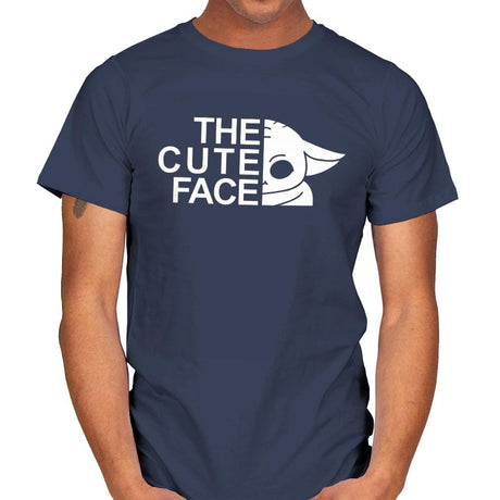 The Cute Face - Mens T-Shirts RIPT Apparel Small / Navy