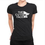 The Cute Face - Womens Premium T-Shirts RIPT Apparel Small / Black