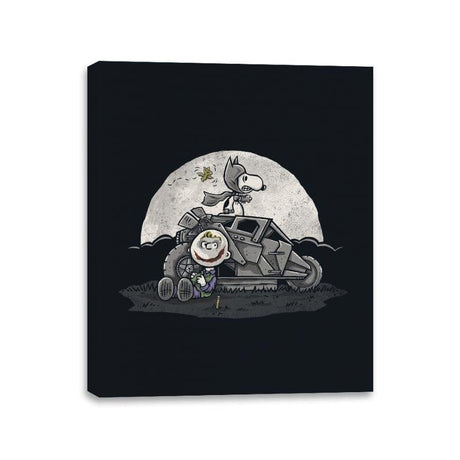 The Dark Beagle - Canvas Wraps Canvas Wraps RIPT Apparel 11x14 / Black