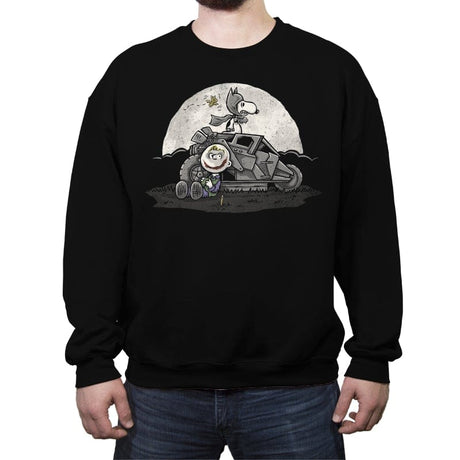 The Dark Beagle - Crew Neck Sweatshirt Crew Neck Sweatshirt RIPT Apparel Small / Black