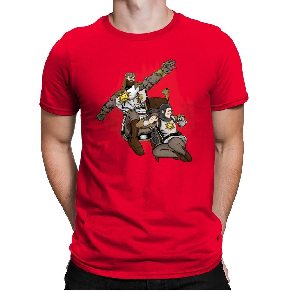 The Dark King - Mens Premium T-Shirts RIPT Apparel Small / Red
