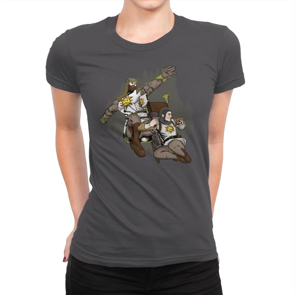 The Dark King - Womens Premium T-Shirts RIPT Apparel Small / Heavy Metal