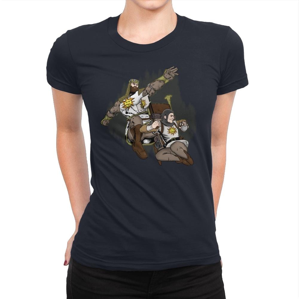 The Dark King - Womens Premium T-Shirts RIPT Apparel Small / Midnight Navy