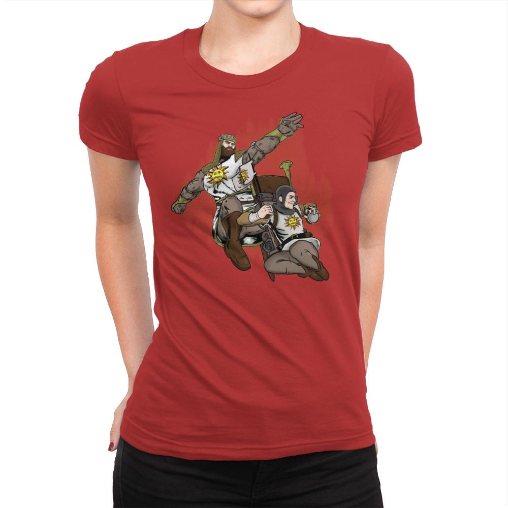 The Dark King - Womens Premium T-Shirts RIPT Apparel Small / Red