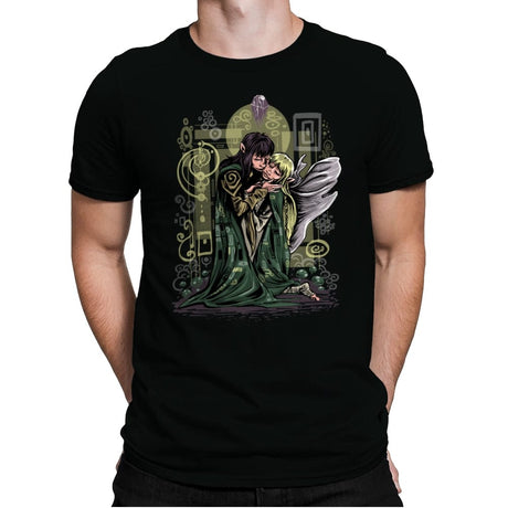 The Dark Kiss - Mens Premium T-Shirts RIPT Apparel Small / Black