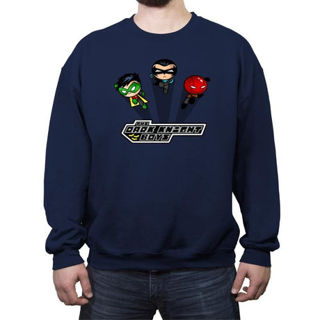 The Dark Knight Boys - Crew Neck Sweatshirt Crew Neck Sweatshirt RIPT Apparel Small / Navy