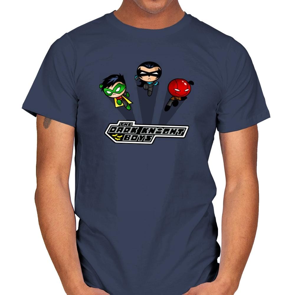 The Dark Knight Boys - Mens T-Shirts RIPT Apparel Small / Navy