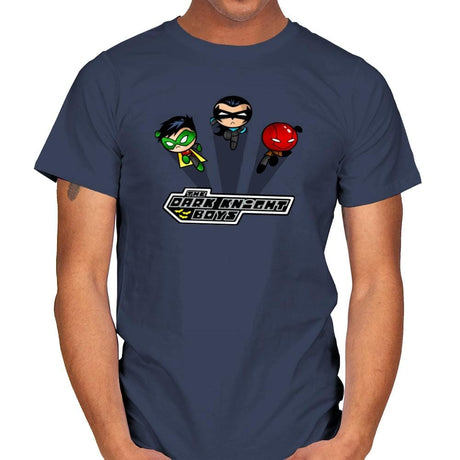 The Dark Knight Boys - Mens T-Shirts RIPT Apparel Small / Navy