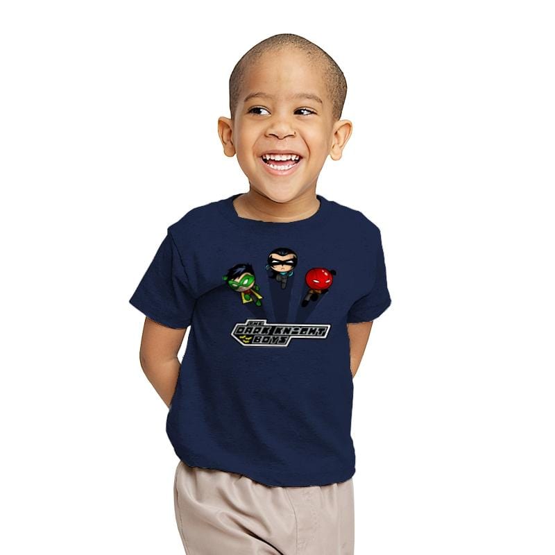 The Dark Knight Boys - Youth T-Shirts RIPT Apparel X-small / Navy