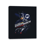 The Dark Knight Rider - Canvas Wraps Canvas Wraps RIPT Apparel 11x14 / Black