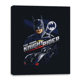 The Dark Knight Rider - Canvas Wraps Canvas Wraps RIPT Apparel 16x20 / Black