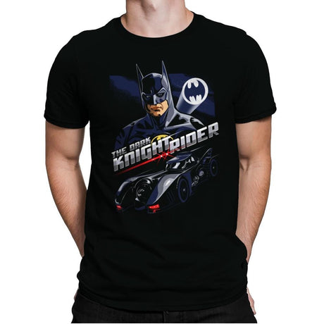 The Dark Knight Rider - Mens Premium T-Shirts RIPT Apparel Small / Black