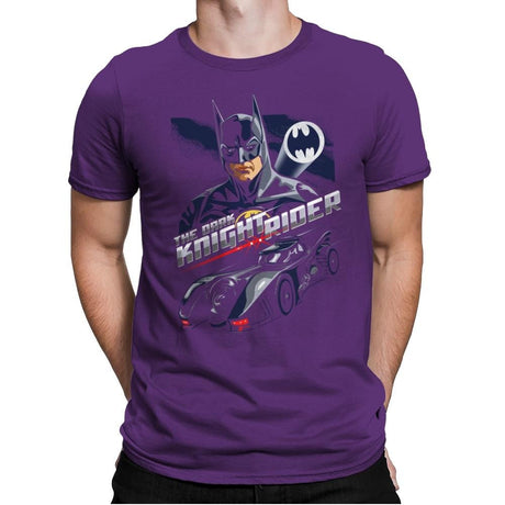 The Dark Knight Rider - Mens Premium T-Shirts RIPT Apparel Small / Purple Rush