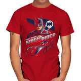 The Dark Knight Rider - Mens T-Shirts RIPT Apparel Small / Red