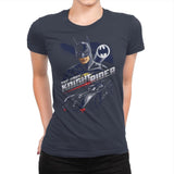 The Dark Knight Rider - Womens Premium T-Shirts RIPT Apparel Small / Indigo
