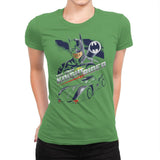 The Dark Knight Rider - Womens Premium T-Shirts RIPT Apparel Small / Kelly Green