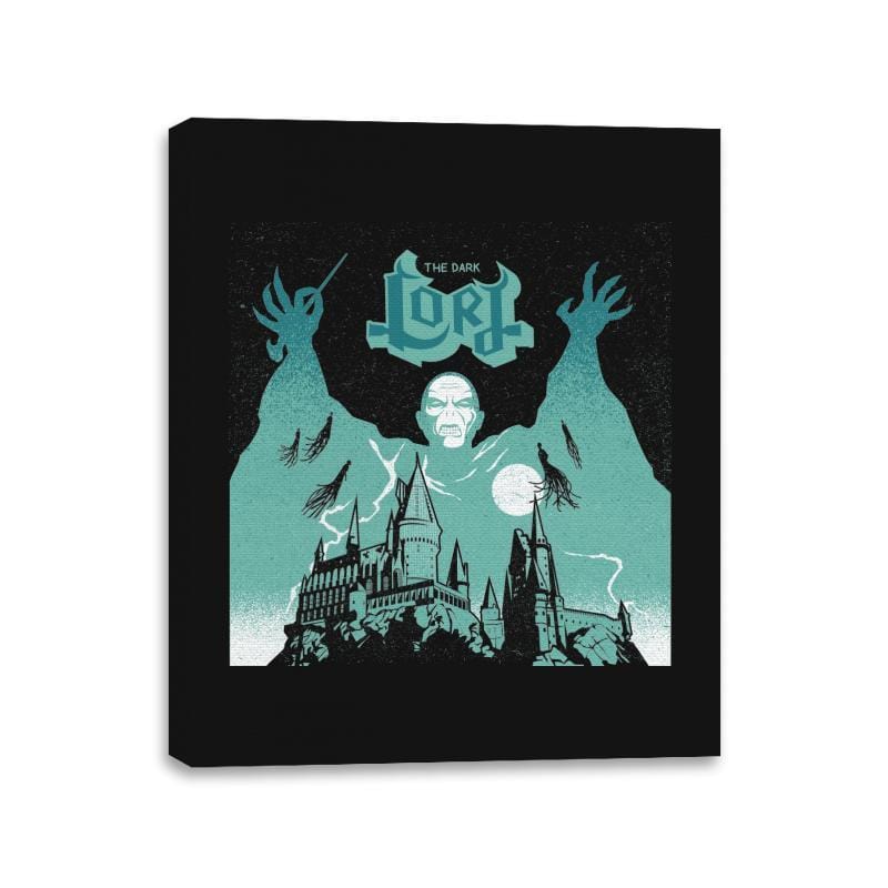 The Dark Lord Rock - Canvas Wraps Canvas Wraps RIPT Apparel 11x14 / Black