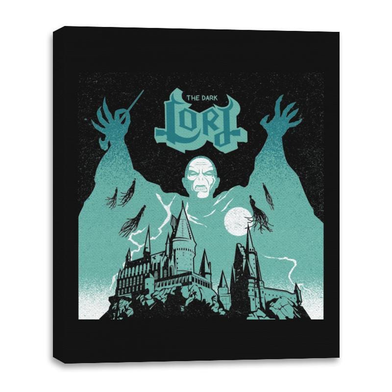 The Dark Lord Rock - Canvas Wraps Canvas Wraps RIPT Apparel 16x20 / Black