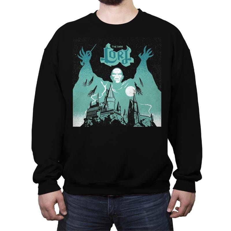 The Dark Lord Rock - Crew Neck Sweatshirt Crew Neck Sweatshirt RIPT Apparel