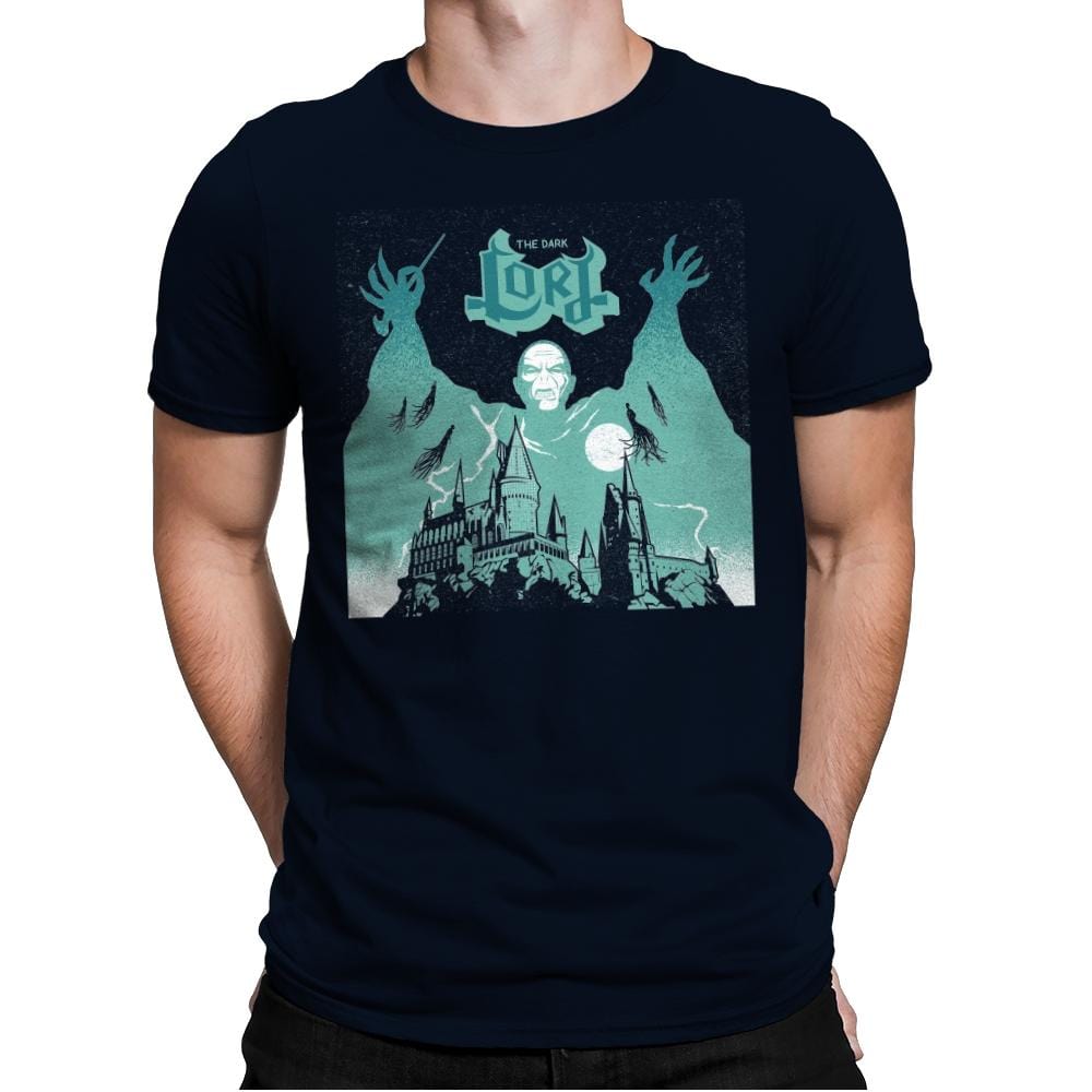 The Dark Lord Rock - Mens Premium T-Shirts RIPT Apparel Small / Midnight Navy