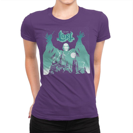 The Dark Lord Rock - Womens Premium T-Shirts RIPT Apparel Small / Purple Rush