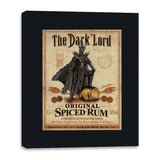 The Dark Lord - Spiced Rum - Canvas Wraps Canvas Wraps RIPT Apparel 16x20 / Black