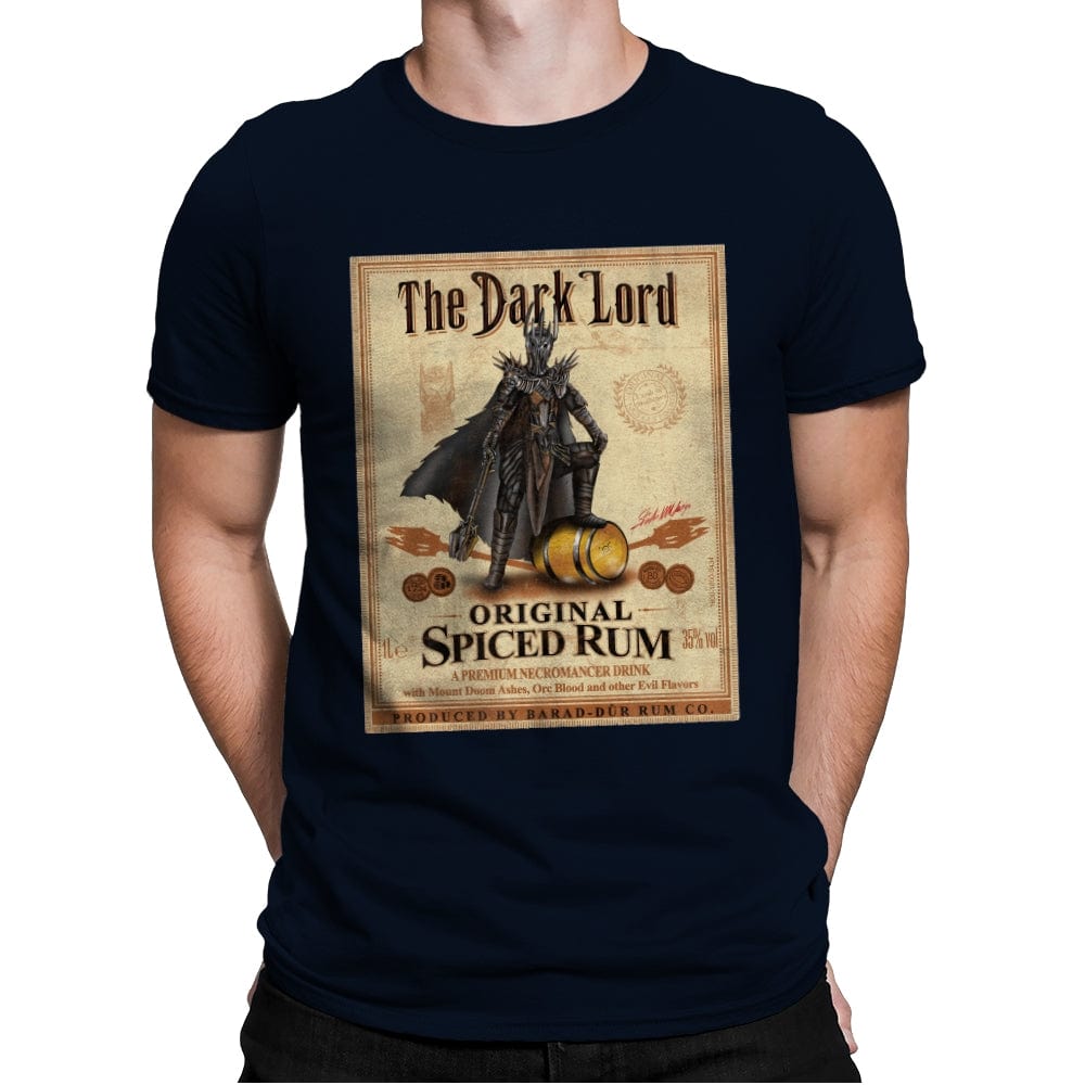 The Dark Lord - Spiced Rum - Mens Premium T-Shirts RIPT Apparel Small / Midnight Navy