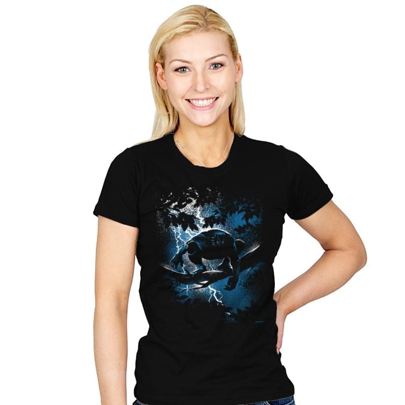The Dark Panther Returns - Womens T-Shirts RIPT Apparel Small / Black