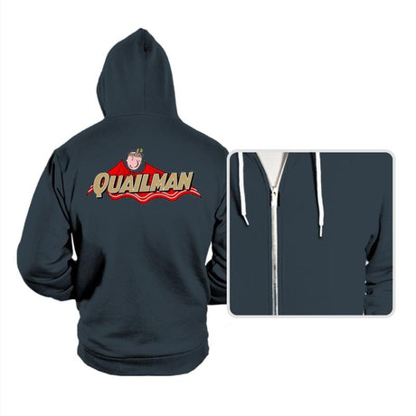 The Dark Quail Man - Hoodies Hoodies RIPT Apparel Small / Dark Gray