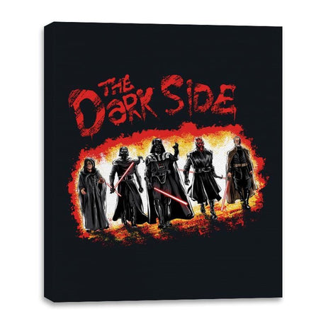The Dark Side - Canvas Wraps Canvas Wraps RIPT Apparel 16x20 / Black