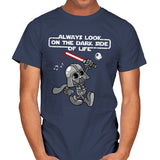 The Dark Side Of Life - Mens T-Shirts RIPT Apparel Small / Navy
