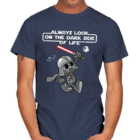 The Dark Side Of Life - Mens T-Shirts RIPT Apparel Small / Navy