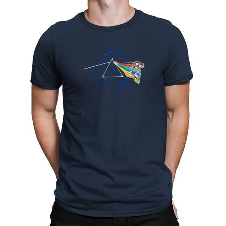 The Dark Side of Planet Arus Exclusive - Mens Premium T-Shirts RIPT Apparel Small / Midnight Navy