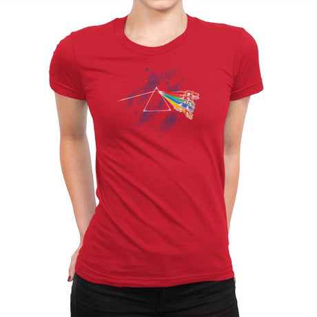 The Dark Side of Planet Arus Exclusive - Womens Premium T-Shirts RIPT Apparel Small / Red