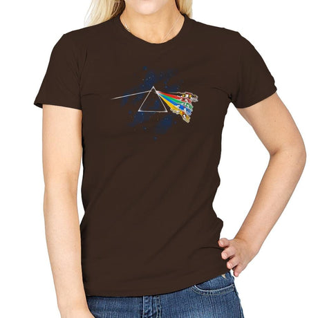 The Dark Side of Planet Arus Exclusive - Womens T-Shirts RIPT Apparel Small / Dark Chocolate