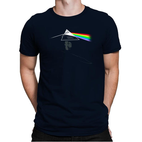 The Dark Side of the Fear Exclusive - Dead Pixels - Mens Premium T-Shirts RIPT Apparel Small / Midnight Navy